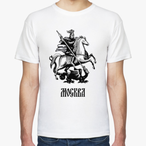 Футболка с принтом Москва