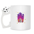 Кружка с футбольным мячиком