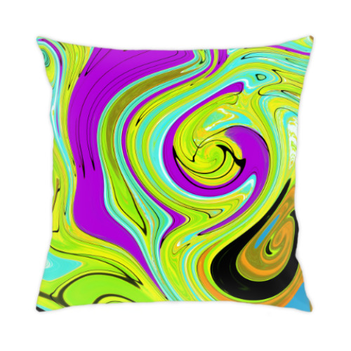 Подушка с принтом Абстракция