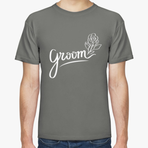 Футболка с принтом Свадебная тематика. Wedding