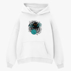 Толстовка худи оверсайз