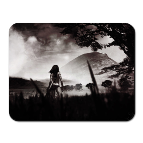 Коврик для мыши с принтом Lone