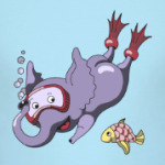 Ныряющий слон