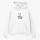 Толстовка худи оверсайз