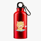 Металлическая бутылка 400 мл UV-DTF