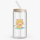 Банка с бамбуковой крышкой