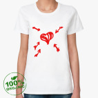 Женская футболка органик