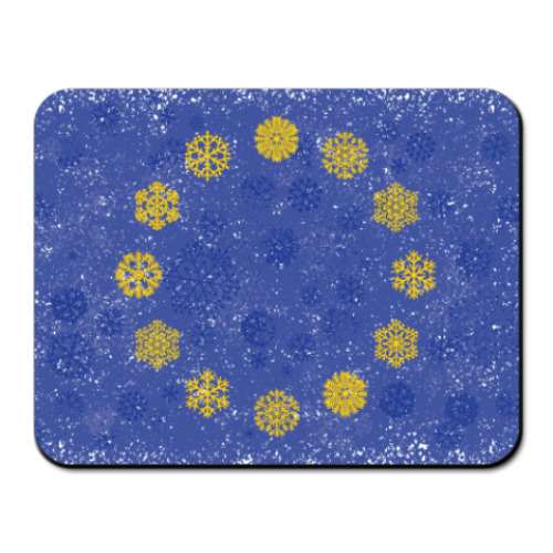 Коврик для мыши с принтом Флаг Евросоюза