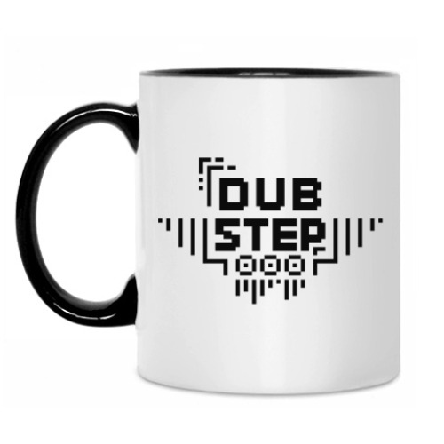 Кружка с принтом Dubstep style