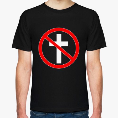 Футболка с принтом Стоп Религия