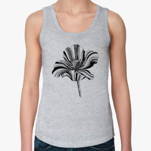 Женская майка с принтом Мак