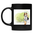 Кружка цветная UV-DTF