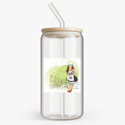 Банка с бамбуковой крышкой