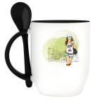 Кружка с ложкой