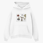 Толстовка худи оверсайз