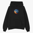 Толстовка худи оверсайз