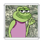 Магнит 6.5 x 6.5 см PEPE DUDE