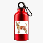 Металлическая бутылка 400 мл UV-DTF