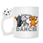 Кружка с футбольным мячиком