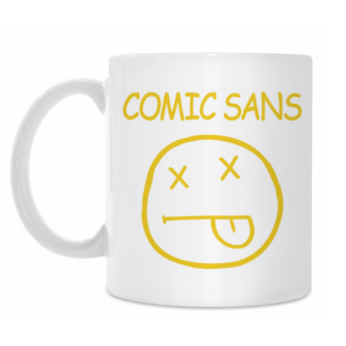 Кружка COMIC SANS