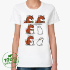 Женская футболка органик