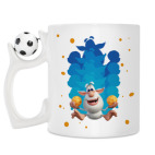 Кружка с футбольным мячиком
