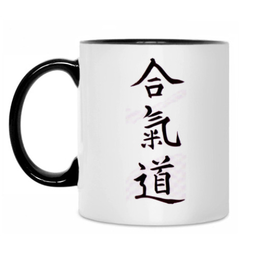 Кружка с принтом Айкидо