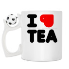 Кружка с футбольным мячиком