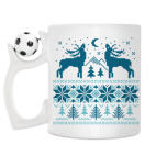 Кружка с футбольным мячиком