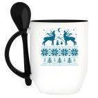 Кружка с ложкой