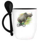 Кружка с ложкой