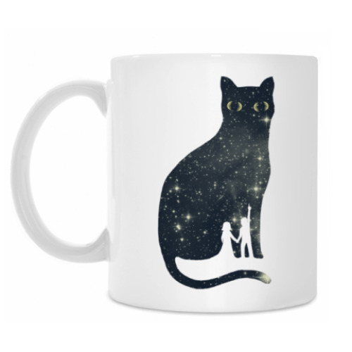 Кружка с принтом Кот