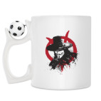 Кружка с футбольным мячиком
