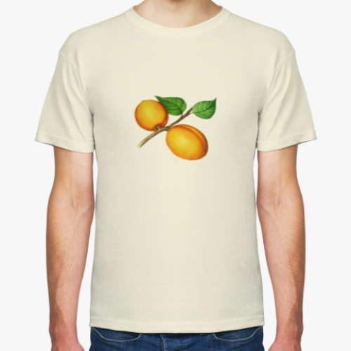 Футболка с принтом Абрикос