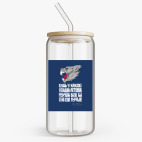 Банка с бамбуковой крышкой