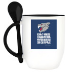 Кружка с ложкой