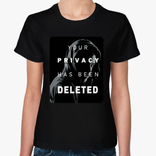 Женская футболка с принтом Mr Robot - fsociety - E Corp