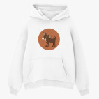 Толстовка худи оверсайз