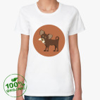 Женская футболка органик