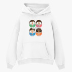 Толстовка худи оверсайз