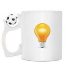 Кружка с футбольным мячиком