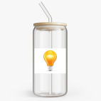 Банка с бамбуковой крышкой