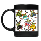 Кружка цветная UV-DTF