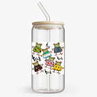 Банка с бамбуковой крышкой