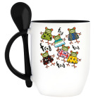 Кружка с ложкой