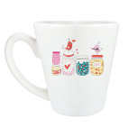 Кружка латте (360 мл) Запас любви к зиме в банках