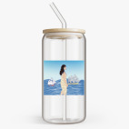 Банка с бамбуковой крышкой