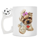 Кружка с футбольным мячиком