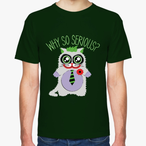 Футболка с принтом Why so serious