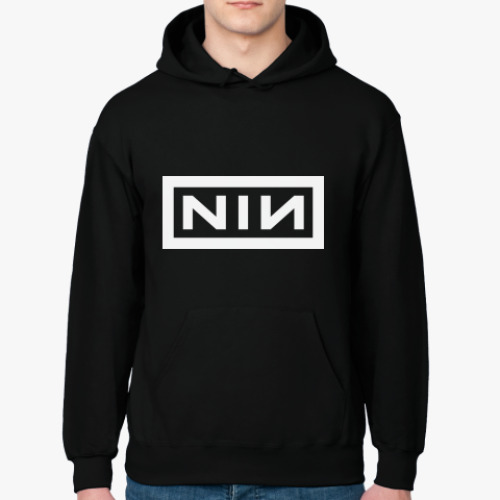 Толстовка худи с принтом Nine Inch Nails